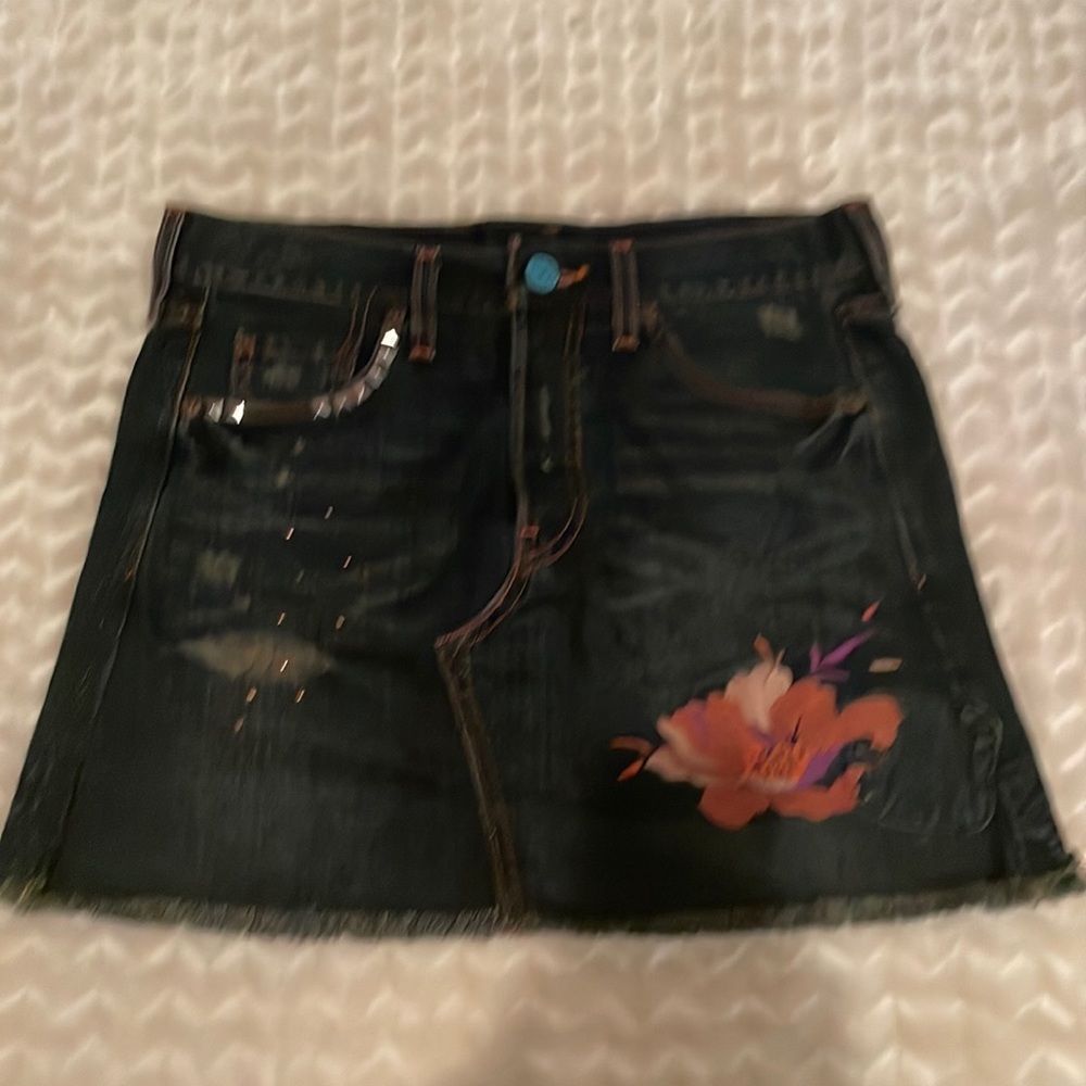 Levi Limited Edition Denim Mini Skirt - Picture 7 of 8